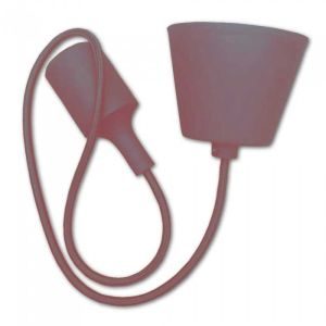 Κρεμαστό φωτιστικό σιλικόνης μονόφωτο σε διάφορα χρώματα - Image 6