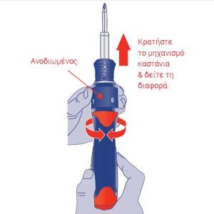 Κατσαβίδι καστάνιας 6 ταχυτήτων Dual Drive WORKPRO - Image 5