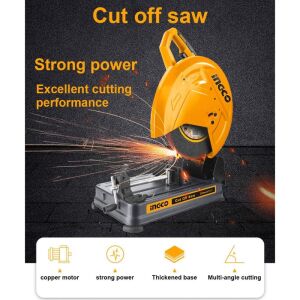 Επαγγελματικό Ηλεκτρικό Φαλτσοπρίονο Σιδήρου 2400W COS35568E INGCO - Image 4