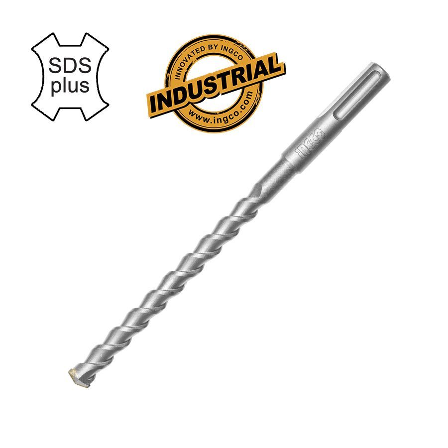 Επαγγελματικό Τρυπάνι SDS plus Διάμετρος: 10mm Μήκος: 210mm Ωφέλιμο μήκος: 150mm DBH1211003 INGCO