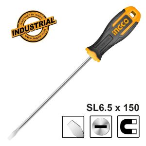 Επαγγελματικό Κατσαβίδι Ίσιο SL6.5x150mm HS686150 INGCO