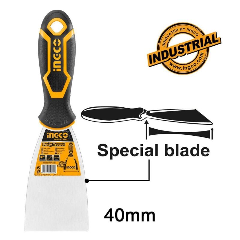 Επαγγελματική Σπάτουλα 40mm HPUT08040 INGCO - Image 1
