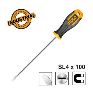 Επαγγελματικό Κατσαβίδι Ίσιο SL4x100mm HS684100 INGCO