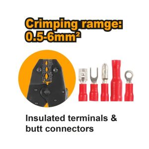 Επαγγελματική Πρέσα Ακροδεκτών HRCPJ0506 INGCO - Image 2