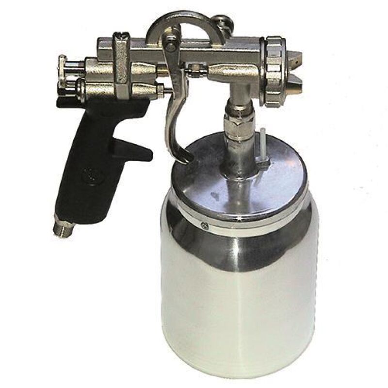 Πιστόλι βαφής IM με κάτω δοχείο μεταλλικό inox μπεκ Νο17mm και ανταλλακτικά μπεκ ASTURO