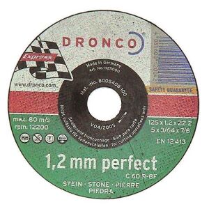 Δίσκος κοπής για μάρμαρο ψιλός 10τεμ. ίσιος PERFECT C60R Νο115x12Χ223mm DRONCO