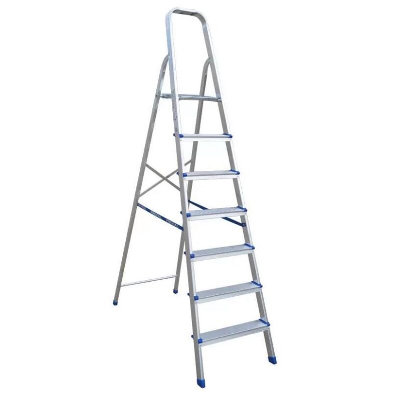 Σκάλα αλουμινίου super 5+1 150kg υψός 198 PROFAL