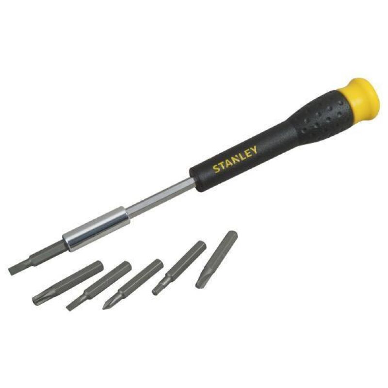 Λαβή mini σετ 16τεμ. με μύτες 6 ίσιες 2 phillips 4 torx 4 άλεν και 2 robertson STANLEY