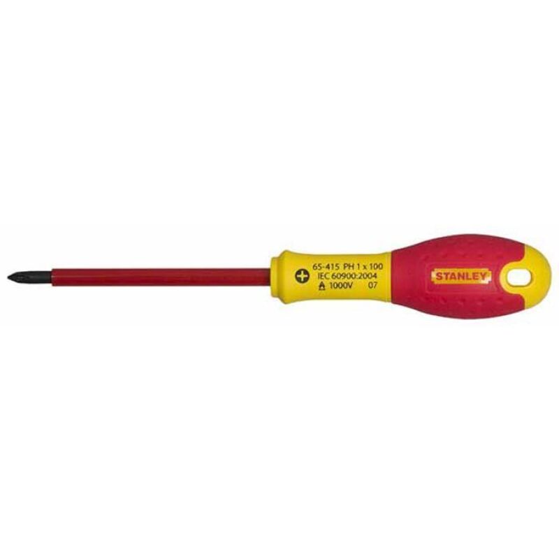Κατσαβίδι Phillips με μόνωση 1000V VDE FATMAX ph1x100mm σε blister STANLEY