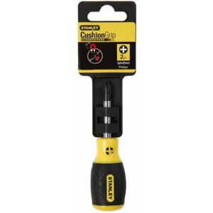 Κατσαβίδι Phillips νάνος CUSHION GRIP μαγνητισμένο ph1x40mm σε blister STANLEY