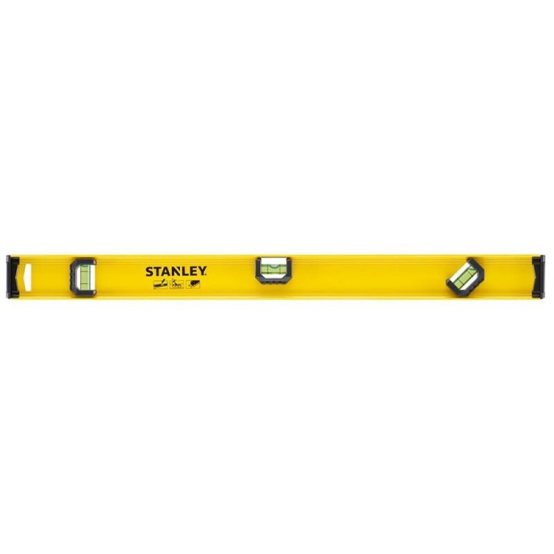 Αλφάδι αλουμινιου 60cm με 3 μάτια STANLEY
