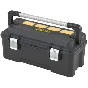 Eργαλειοθήκη πλαστική PRO FATMAX 66x30x27,5cm μαύρη με 6 αποσπώμενα κουτάκια και χωρητικότητα 39L STANLEY
