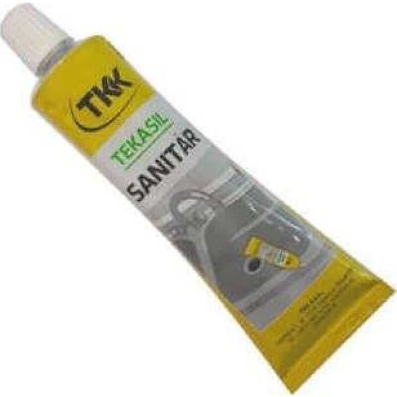 Σιλικόνη 10τεμ. λευκή σωληνάριο TEKASIL 60ml TKK