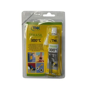 Σιλικόνη θερμοκρασίας  300°C 16τεμ. κόκκινη TEKASIL 60ml TKK
