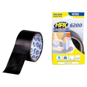 Ταινία υφασμάτινη 6200 μαύρη 48mmx5m WD-40 & HPX