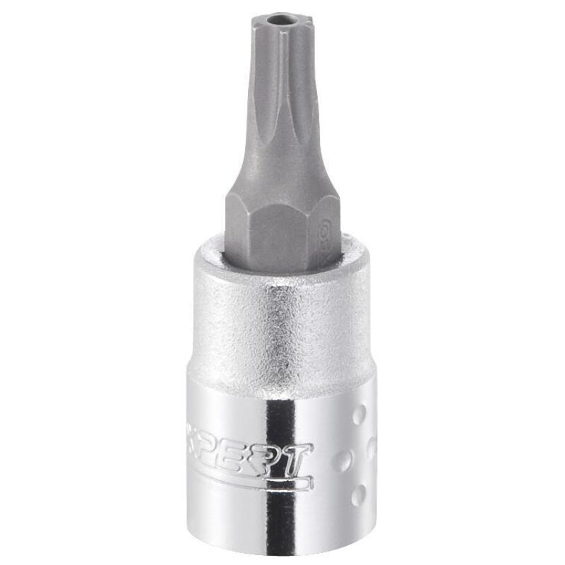 Καρυδάκι 1/4" TORX κοντό με τρύπα TΤ30 ΕΧPERT