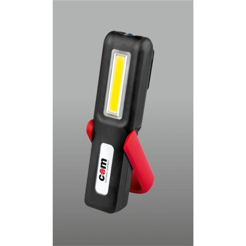 Φακός LED επαναφορτιζόμενος POLO 300lm με οθόνη παραλληλόγραμμη γάντζο και μαγνήτη φόρτιση με οποιαδήποτε πηγή ενέργειας 5V USB ΙLGEKA