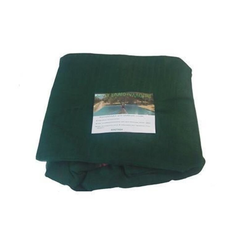 Ελαιόδιχτο χωρίς ραφή 100gr 7x12mm πράσινο με κρίκους στις άκρες και διπλή πορτοκαλί ραφή