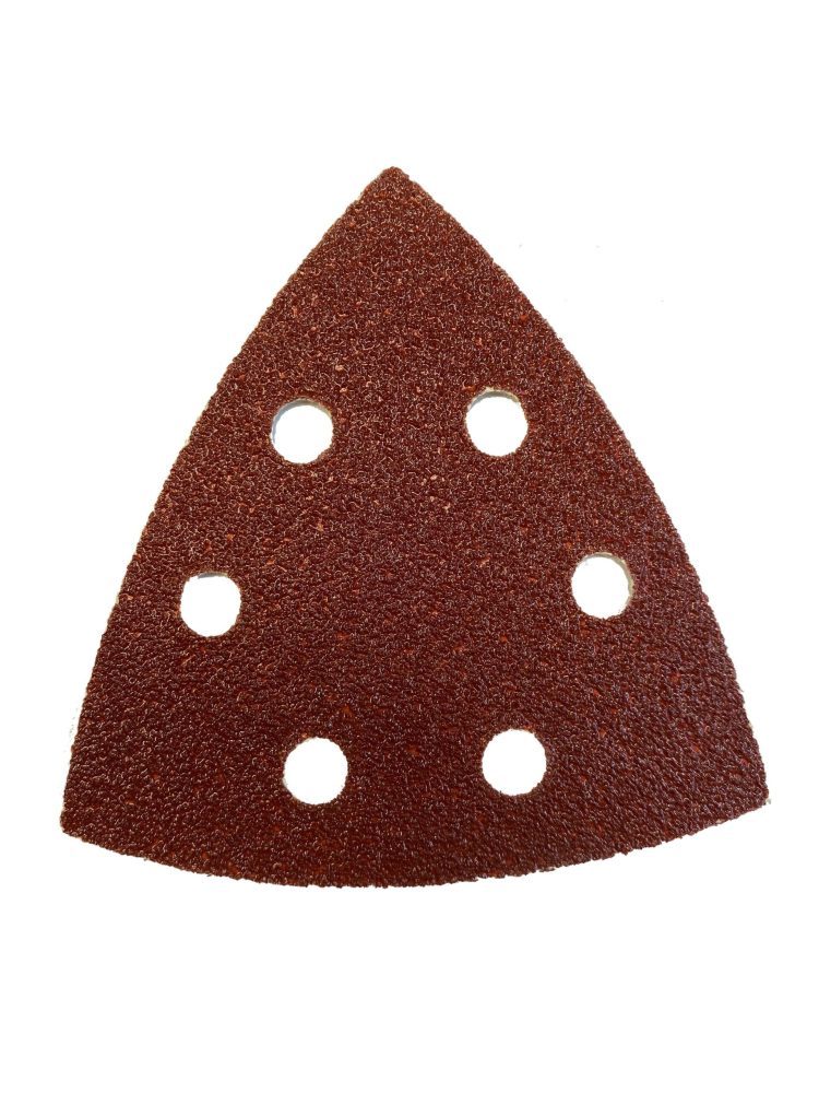 Γυαλόχαρτο velcro δέλτα κόκκινο με 6 τρύπες  Νο240