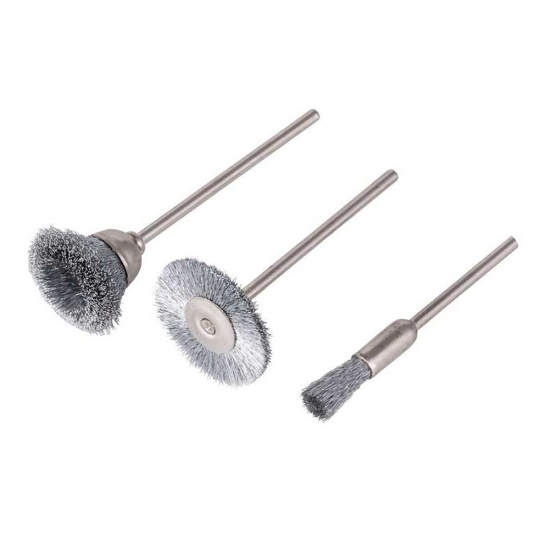 Ατσαλόβουρτσες για Dremel σετ Wolfcraft