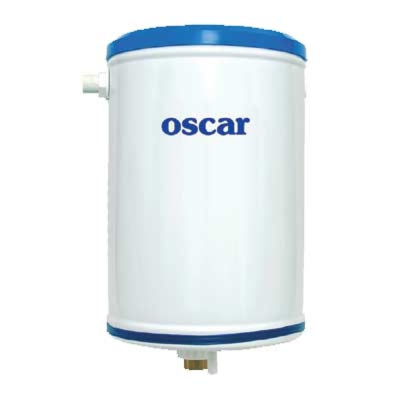 Μεταλλικό πατητό καζανάκι λευκό Oscar Plast