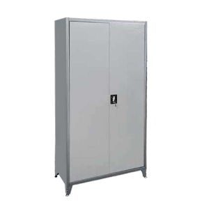 Μεταλλική ντουλάπα ψηλή με 4 ράφια και χώρισμα - Image 3