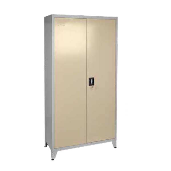 Μεταλλική ντουλάπα ψηλή με 4 ράφια και χώρισμα - Image 5