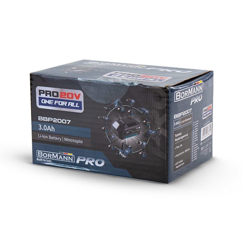 ΜΠΑΤΑΡΙΑ 20V ,Li-Ion-3.0Ah- PRO BORMANN Pro - Image 4