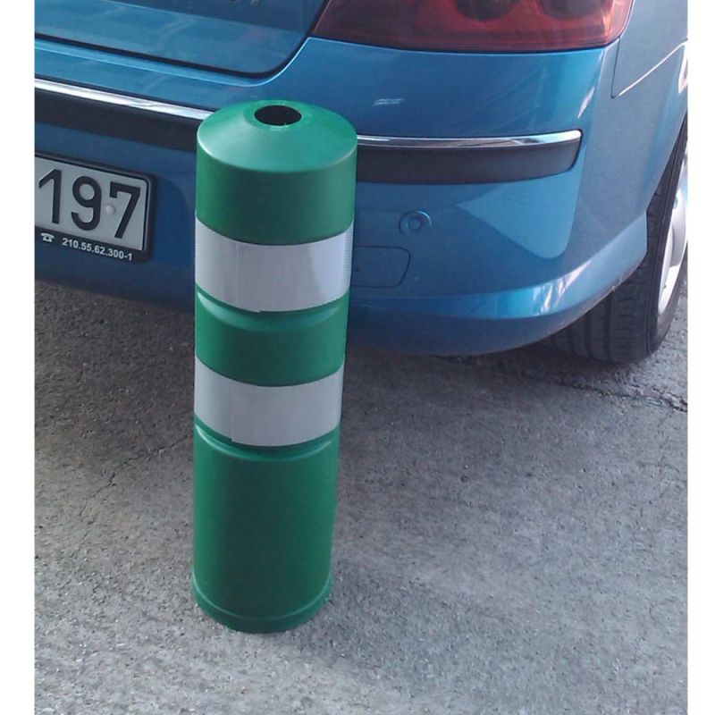 Εύκαμπτη κολώνα πράσινη 70cm με ούπα στο κέντρο - Image 2