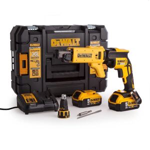 DEWALT Κατσαβίδι Γυψοσανίδας Αυτοτροφοδοτούμενο 18V 5Ah XR Li-Ion DCF620P2K DeWalt