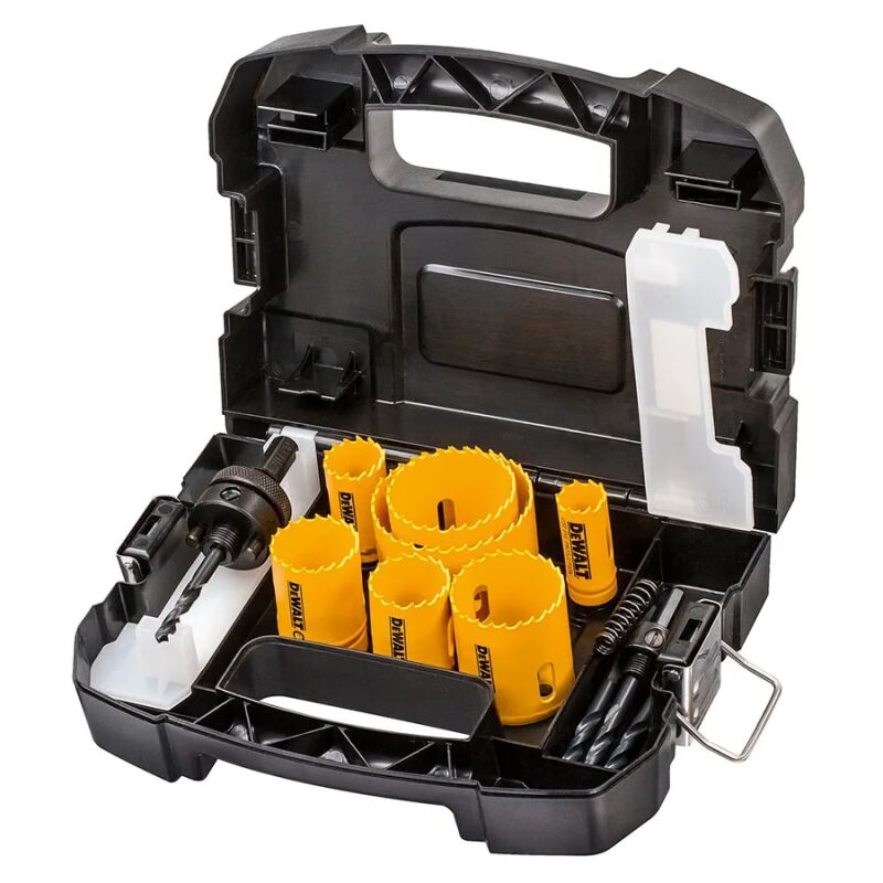 DEWALT Σετ ποτηροτρύπανα Bi-Metal 22-64 mm (Ηλεκτρολόγου) 11τμχ DT83002 DeWalt
