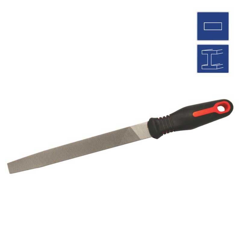 Λίμα πλακέ με λαστιχένια λαβή WorkPro - Image 2