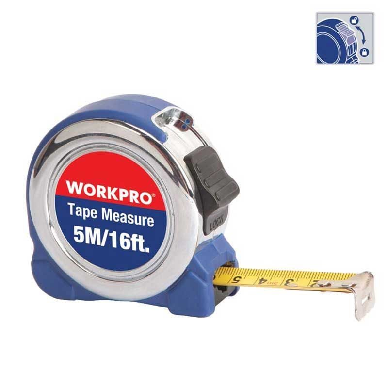 Μέτρο με επιχρωμιωμένο περίβλημα 5 μέτρων WorkPro - Image 2