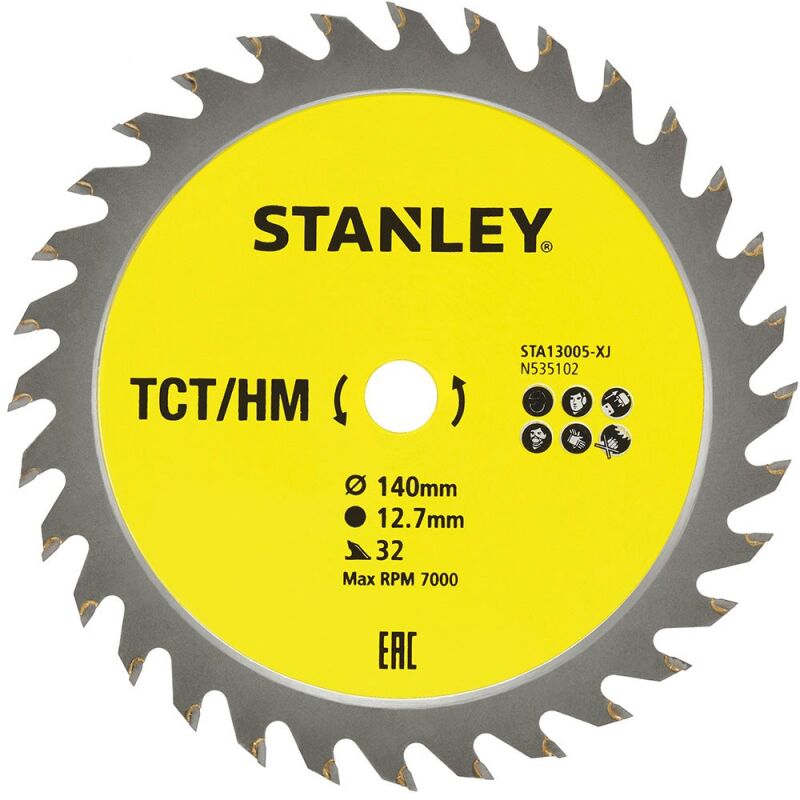 ΔΙΣΚΟΙ ΞΥΛΟΥ STANLEY STA13005 140 x 12 7 x 32 ΔΟΝΤΙΑ