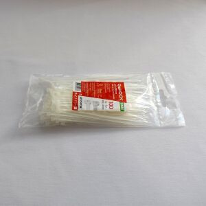 Δεματικά σε Λευκό Χρώμα 2.5x120mm 100 τεμ. GeHOCK 025120 GeHOCK - Image 4