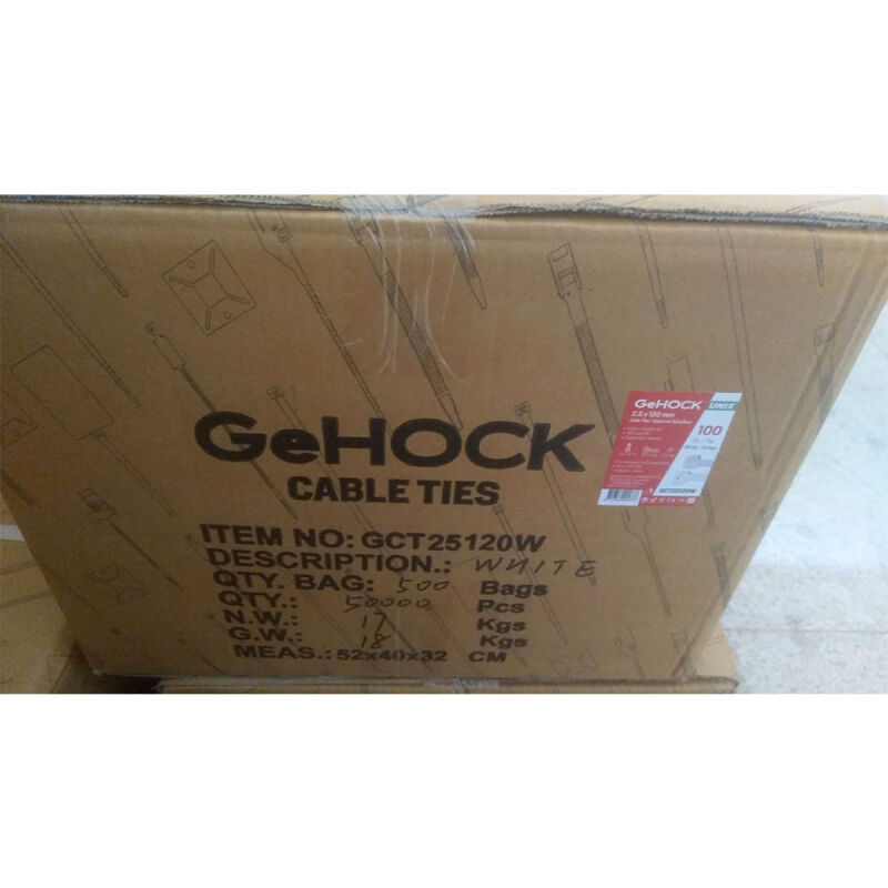 Δεματικά σε Λευκό Χρώμα 2.5x120mm 100 τεμ. GeHOCK 025120 GeHOCK - Image 5