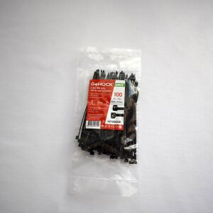 Δεματικά σε Μαύρο Χρώμα 2.5x100mm 100 τεμ. GeHOCK 125100 GeHOCK - Image 3