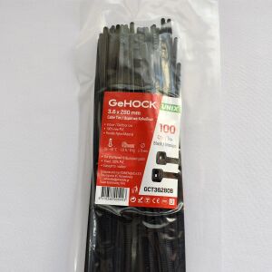 Δεματικά σε Μαύρο Χρώμα 3.6x280mm 100 τεμ. GeHOCK 136280 GeHOCK - Image 3