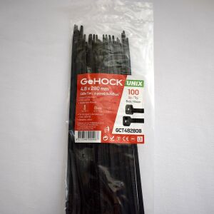 Δεματικά σε Μαύρο Χρώμα 4.8x280mm 100 τεμ. GeHOCK 148280 GeHOCK - Image 3