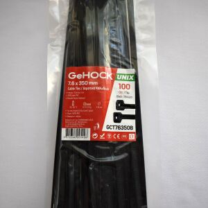 Δεματικά σε Μαύρο Χρώμα 7.6x350mm 100 τεμ. GeHOCK 176350 GeHOCK - Image 3