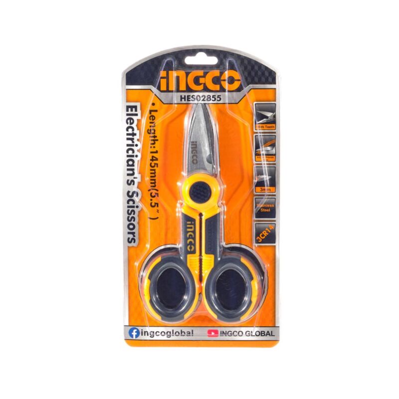 Ψαλίδι Ηλεκτρολόγου 145mm HES02855 INGCO - Image 5