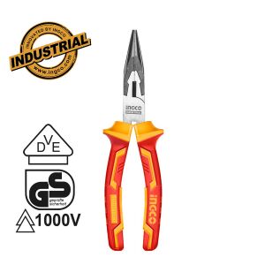 Μυτοτσίμπιδο Ηλεκτρολόγου VDE 160mm Ίσιο HILNP28168 INGCO