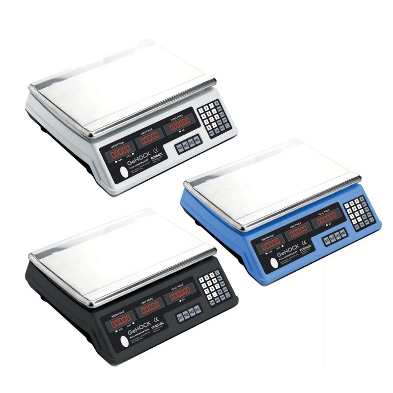 Ψηφιακή Επιτραπέζια Ζυγαριά έως 40kg Λευκή GeHOCK PCS0401 GeHOCK - Image 2