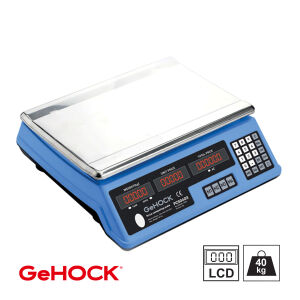 Ψηφιακή Επιτραπέζια Ζυγαριά έως 40kg Μπλε GeHOCK PCS0403 GeHOCK