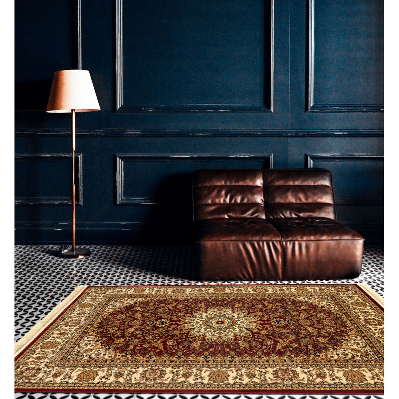 ΧΑΛΙ PERSIA 1019 BURGUNDY ΜΕ ΚΡΟΣΣΙ - 160X230  NewPlan - Image 4