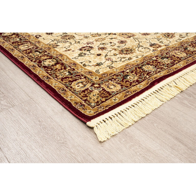 ΧΑΛΙ PERSIA 1536 BURGUNDY ΜΕ ΚΡΟΣΣΙ - 080X150  NewPlan - Image 2