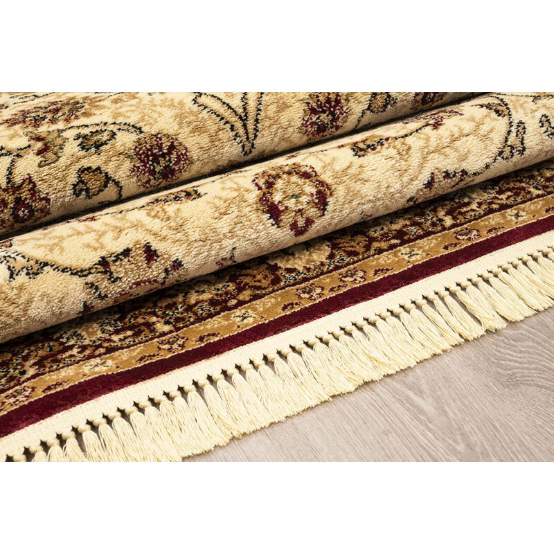 ΧΑΛΙ PERSIA 1536 BURGUNDY ΜΕ ΚΡΟΣΣΙ - 080X150  NewPlan - Image 4