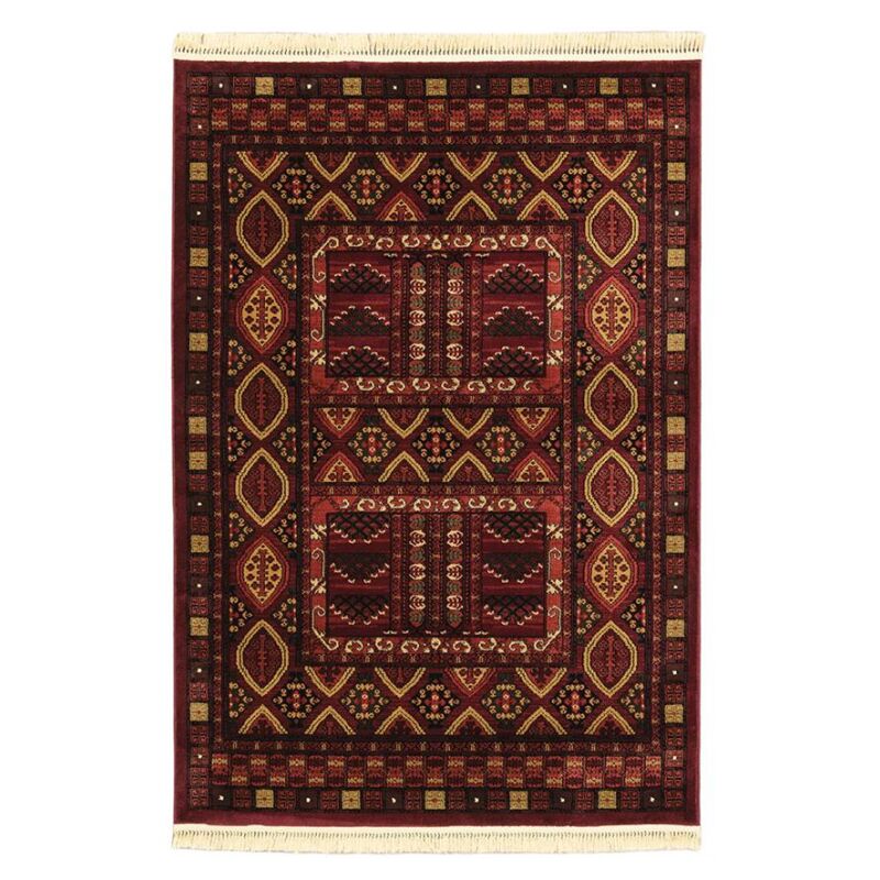 ΧΑΛΙ PERSIA 2273 BURGUNDY ΜΕ ΚΡΟΣΣΙ - 080X150  NewPlan