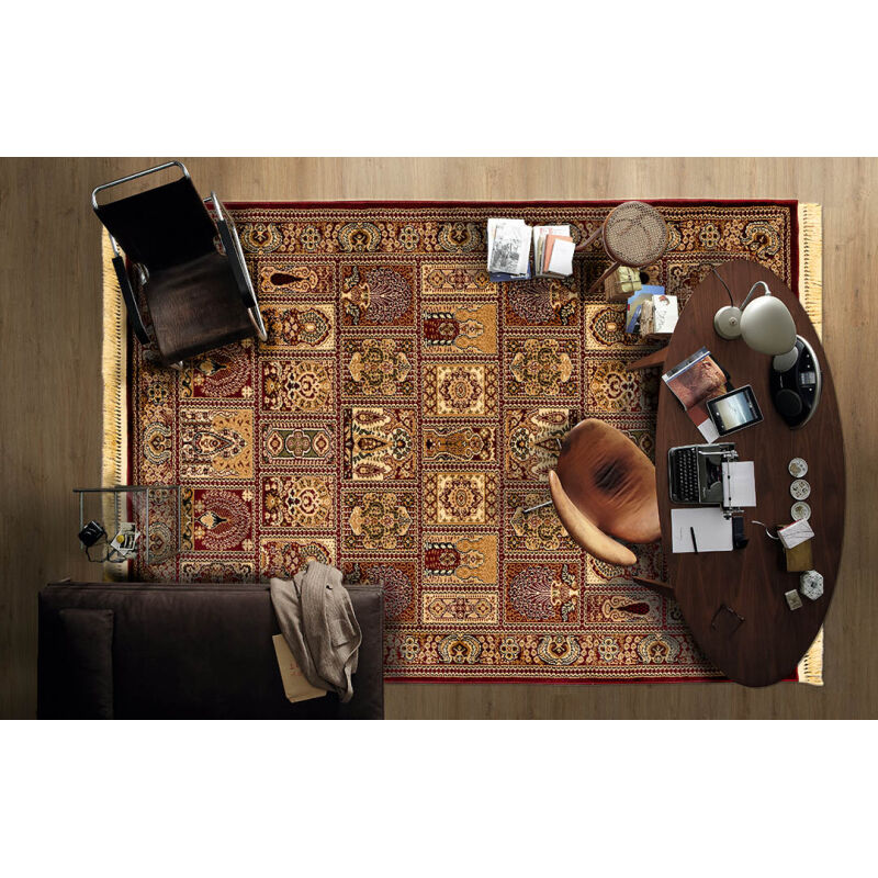 ΧΑΛΙ PERSIA 6283 BURGUNDY ΜΕ ΚΡΟΣΣΙ - 200X290  NewPlan - Image 5