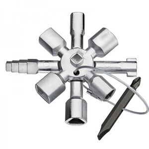 Κλειδί σταυρός 10 λειτουργιών για ασανσέρ και υδραυλικούς Pasco tools